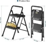 2 Step Metal Folding Ladder