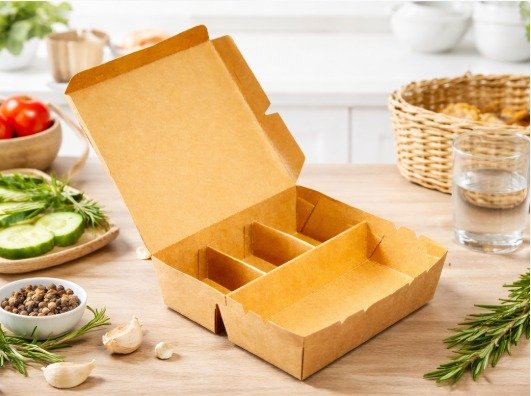 4 section meal box