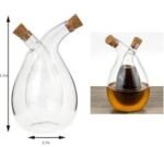 Glass Dispenser with Dual Spout (Oil & Vinegar)